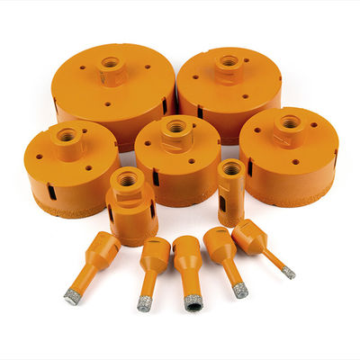 Orange M14 30mm Diamond Core Bit Hole Saw For Stone