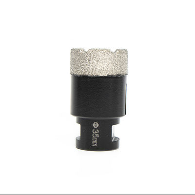 35mm M14 Brazing Vitrified Tile Core Drill Bits  Diamond Hole Saws