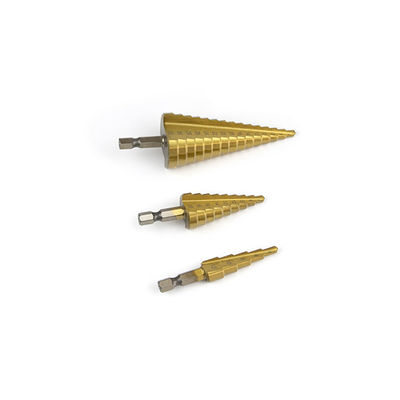 3 PCS Step Bit Set Pagoda Step Cone Drill Bits