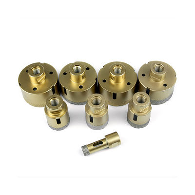 Golden Vacuum Brazed Diamond Core Drill Bit Marbl Diamond Hole Saws