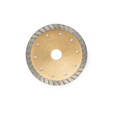 Gold  Corrugated Brick Saw Blade Stone Circular Saw Blade For Cutting Marble