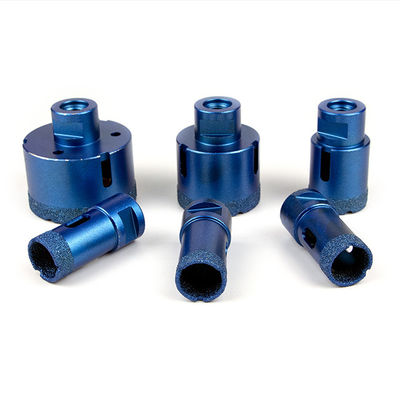 Blue Brazed Diamond Hole Saws For Cutting Porcelain