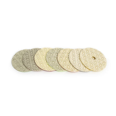 4 Inch 7 Step Wet  Diamond Polishing Pad For Floor
