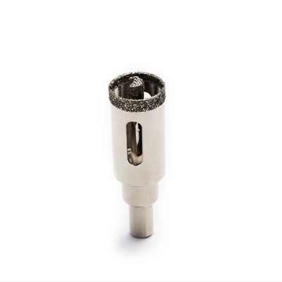 Cutting Glass Electroplated Diamond Core Bit 22mm Silver