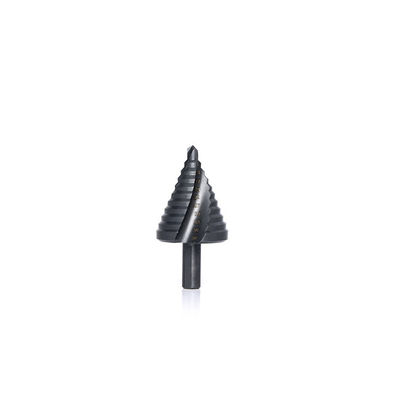 ISO9001 Step Cone HSS Drill Bit Oxidized Black Multi Hole 30mm