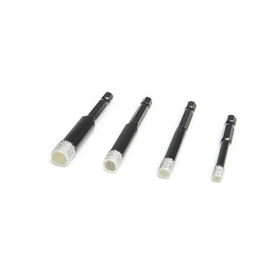 1/4'' Shank Dry Drilling Diamond Hole Saws For Cutting Granite