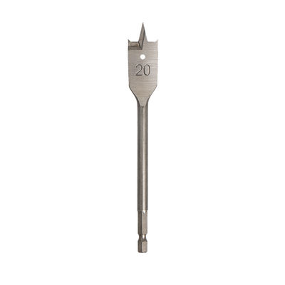 25mm Wood Paddle Spade Drill Bits High Carbon Steel For Hardwood Plastic Drilling