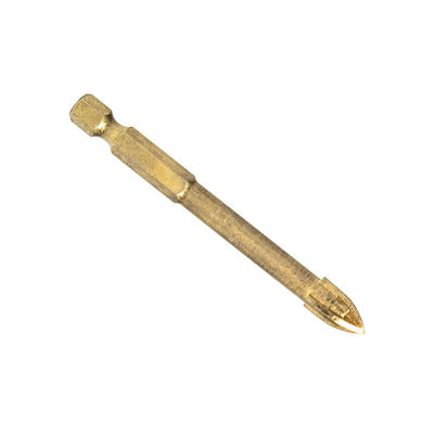 10mm Head Carbide Tile Drill Bits Hex Shank Cross Ceramic Porcelain Masonry Stone