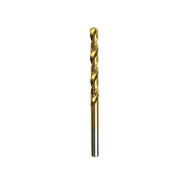16mm Sharp Gold Metal Drilling Bit Tin Coated High Speed Steel Twist