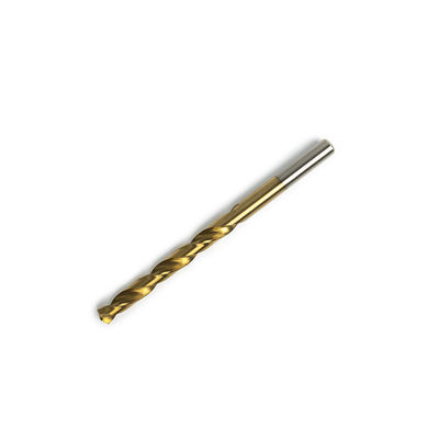 16mm Sharp Gold Metal Drilling Bit Tin Coated High Speed Steel Twist