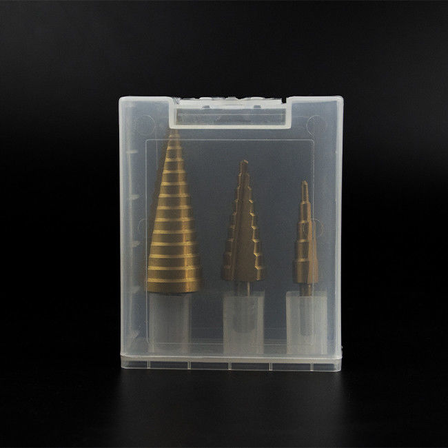 3 PCS Step Bit Set Pagoda Step Cone Drill Bits