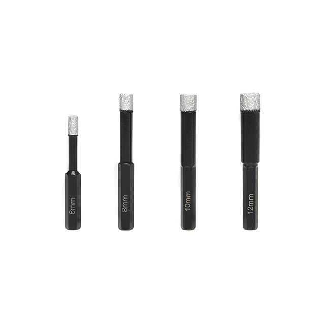 1/3 Shank Marble Diamond Hole Saws With Cooling Wax